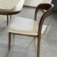 Mobilier artisanal moderne chaise en bois salon cuisine sac souple coussin fauteuil salle à manger chaise en option