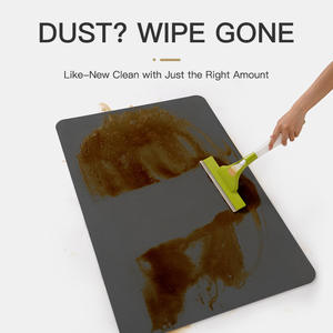 Tapis de poubelle de cuisine en diatomite, rectangulaire, antidérapant, absorbant, facile à nettoyer, séchage rapide, couleur unie, design minimaliste - Product Image 3