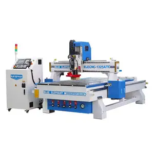 The Most popular CNC 1325 1530 wood tool change engraving machine with 9kw air cooling spindle