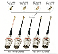 Conector Hembra TNC para Cable de Extensión Coaxial de Cobre de Primera Generación, Conexión Roscada BNC Impermeable, Adaptador IPX