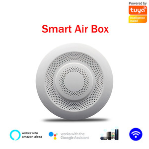 Moniteur de Qualité de l'Air Intelligent <span class=keywords><strong>WiFi</strong></span> ZigBee en Plastique, Détecteur de Gaz CO2 et COV, Capteur d'Humidité, Boîtier d'Air, Moule Privé Chine - Product Image 2