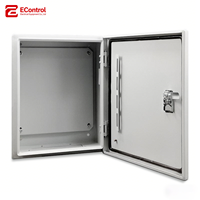 Boîtier Électrique Métallique Robuste ECcontrol, Classe IP65, Boîte de Distribution, Gestion du Câblage Industriel et Commercial, Revêtement Poudré