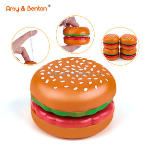 Petits jouets yoyo hamburger en plastique, yoyo burger, cadeaux de fête pour garçons et filles, fête d'anniversaire, prix de classe - Product Image 4