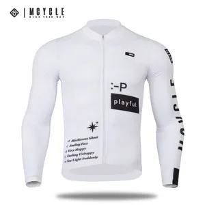 Mcycle Vente en gros Vêtements de cyclisme Tops Vélo Respirant Manches longues Chemises de cyclisme Design personnalisé Maillot de cyclisme pour femmes