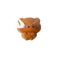 Jouet à presser en silicone de qualité alimentaire, motif chaton et poussin, anti-stress, doux, adorable, pendentif apaisant, unisexe, à partir de 14 ans