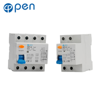 Interruptor Diferencial RCCB de 4 Polos Tipo B para Carga de Vehículos Eléctricos, 100 Amperios, Protección Contra Fugas a Tierra, con Certificación CB y CE