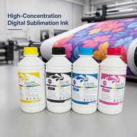 Encre à base d'eau de qualité supérieure pour la sublimation pour imprimante grand format I3200 XP600 DX5 5113, impression par transfert sur tissu polyester