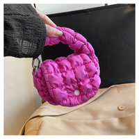 Nouveau portefeuille matelassé à fermeture éclair mignon porte-monnaie matelassé moelleux petit porte-monnaie porte-clés mini sac matelassé