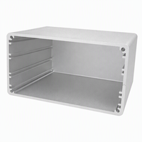 Boîtier de projet en aluminium anodisé 110*58mm, assemblable par glissement, pour grand circuit imprimé, alimentation électrique, instrument 100/200mm