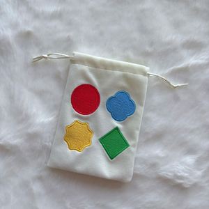 Wholesale Custom Embroidery <b>Drawstring</b> Velvet Gift Jewelry Bags Recyclable Small Packaging Bag <b>Pouch</b> with Double Strings - Product Image 2
