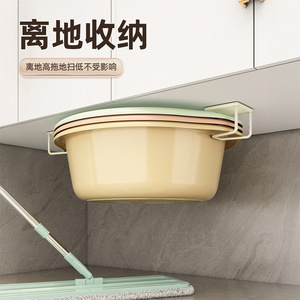 Under Cabinet Sink Organizer Wall Mounted Durable Storage Rack For Bathroom Corner Mounting - Product Image 2
