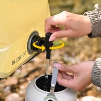 Accessoires de camping : Sac à eau imperméable en PE de qualité alimentaire sans BPA de 8 litres, réutilisable et pliable, servant également de sac à boisson.