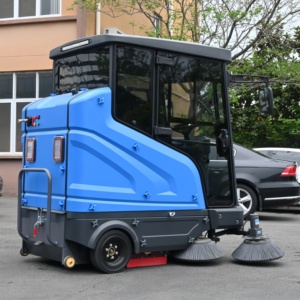 Đường quét xe tải điện đường phố sạch máy làm sạch máy tất cả đóng cửa Cab sàn quét tự động - Product Image 4