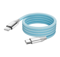 Câble de charge rapide USB2.0 tressé en nylon multicolore 1M/2M 5A/3A pour Android iPhone Matériau en cuivre pur
