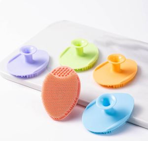 Nouvelle brosse nettoyante en silicone souple, masseur doux pour le visage et le cuir chevelu de bébé, nettoyeur de pores et de nez en profondeur, outil de démaquillage - Product Image 1