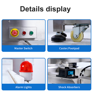 Détecteur de métaux pour convoyeur à bande pour la transformation de la viande congelée et des fruits de mer, qualité alimentaire, étanche IP65, haute sensibilité, pour l'industrie EJH-320-83 - Product Image 3