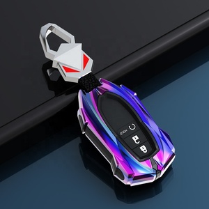 Funda de silicona de aleación de Zinc auténtica para llave de coche, funda para Honda 2017, <span class=keywords><strong>CRV</strong></span>, 2022, <span class=keywords><strong>2023</strong></span>, soporte para llavero, accesorios para coche - Product Image 2