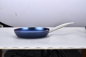 Design avanzato nuovo rilascio diamante ombreggiatura in acciaio inox manico in alluminio antiaderente padelle in metallo materiale - Product Image 5