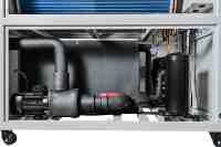 Refroidisseur d'air industriel robuste de 10 CV avec pompe à eau intégrée, adapté aux équipements de moulage par injection et au refroidissement des moules.