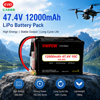 Penjualan Pabrik Baterai Drone Kapasitas Besar 12000mAh 47.4V 10C Siklus Panjang Daya Tahan Lama Baterai Lipo Bersertifikasi CE