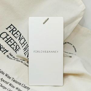 Chất lượng tuyệt vời mẫu có sẵn giới hạn thời gian cung cấp tùy chỉnh thực hiện không thấm nước giấy treo thẻ cho quần áo với in ấn và thiết kế - Product Image 5