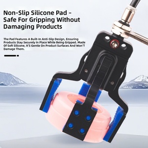Mini Pinza Neumática Robótica de 25 a 85 mm, Pinza de Cuatro Mandíbulas con Funda de Goma para Sistema de Automatización - Product Image 4