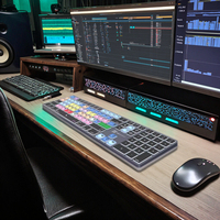 Clavier de raccourcis professionnel pour le montage vidéo pour Avid Media Composer pour Mac, clavier sans fil Bluetooth rétroéclairé