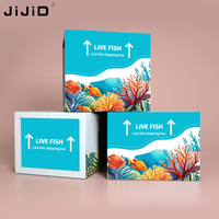 JiJiD Eps boîte en polystyrène boîtes d'emballage de poisson congelé pour 9l boîte isotherme en polystyrène mousse blanche poisson vivant expédition en polystyrène