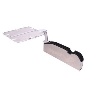 Huihong Xingdao Car Folding <b>Table</b> 36.5x30.5cm Aluminum Alloy Extendable Center Console Tray for Commercial Vehicles - Product Image 3