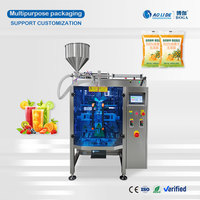 Máquina Multifuncional Automática de Pesaje Vertical para Envasado de Líquidos, Gelatina, Mantequilla, Mermelada, Miel, Bebidas, Jugos, Bolsas, Envoltura de Film y Tapado