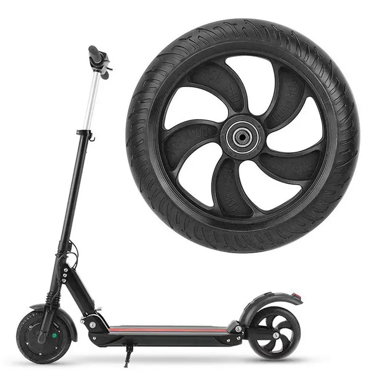 Bán buôn điện Scooter phụ kiện 8 inch Nhựa rắn lốp với hub mang bánh sau