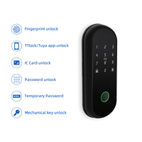 Cerradura Inteligente Bluelock B50 Redonda con Control TTlock Tuya, IP65 Impermeable, Seguridad con Huella Dactilar, Código y Tarjeta