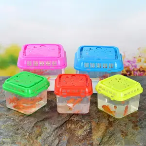 Mini Aquarium Aquarium Kleine Draagbare Goudvissen Groothandel Plastic Aquarium