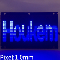 Modul Layar Dot Matrix LED RGB Mini 64x32 Kustom 1mm Indoor P1.25 Poster Digital untuk Tampilan Grafis Animasi Toko Ritel