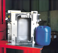 Máquina de Moldeo por Extrusión y Soplado de Plástico HDPE FULAIER de 1L, 5L y 10L para Botellas de Aceite de Motor/Detergente/Limpiador (Aluminio)