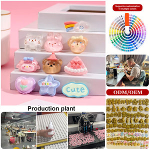 Kawaii cartone animato orso coniglio fatto da te accessori per telefono cellulare accessori per capelli decorazione Festival - Product Image 5