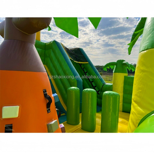 Château gonflable commercial à thème animal, aire de jeux gonflable, combo toboggan et château rebondissant pour enfants - Product Image 6