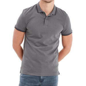 Camiseta Versátil de Manga Corta para Hombre, Tejido Sólido Antiarrugas, Mezcla de Algodón de Secado Rápido, para Trabajo, Golf, Viajes, Fin de Semana, Tallas Grandes - Product Image 6