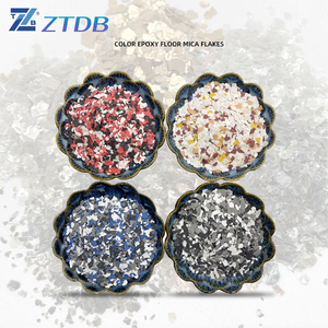 Decoración de Pisos Epóxicos en Colores Mate y Brillantes, Mezcla de Escamas de Mica de Colores, Láminas de Mica Natural, Polvo de Perla para Pisos - Product Image 3