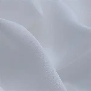 Tissu crêpe de Chine en soie bon marché en gros de couleur blanche naturelle couleur mourante personnalisée prix d'usine pour vêtements - Product Image 4