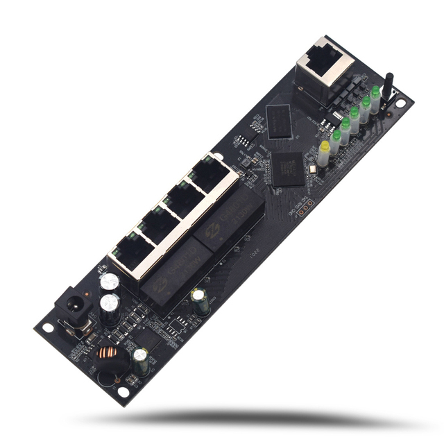 OEM ODM 5-port POE Gigabit Router Module Smart Gateway AC Manager Gigabit Router Switch PCB