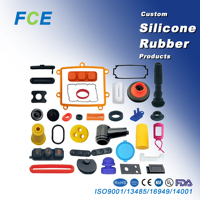 Pièces moulées en caoutchouc silicone sur mesure, service OEM pour le moulage par injection de caoutchouc industriel