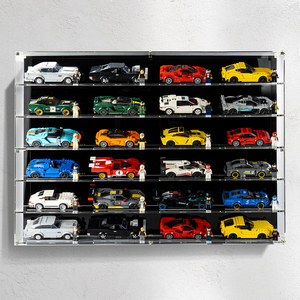 Vitrine murale en acrylique anti-poussière transparente pour modèles de voitures, boîte de présentation pour collectionneurs de figurines <span class=keywords><strong>LEGO</strong></span> Speed Champions - Product Image 2