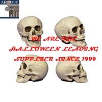 12 pièces réalistes Halloween Prop squelette crâne décorations murales 4*3*3.5 pouces pour décor de fête