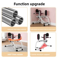 Machine d'adduction et d'abduction des hanches - Appareil multifonctionnel d'entraînement des jambes pour les adducteurs, les abducteurs, les cuisses internes et externes, et les fessiers, pour la maison et la salle de sport