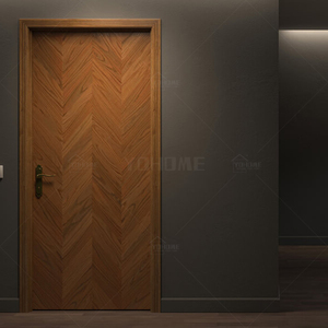 中国优质内门供应商在阿里巴巴木门上，用于建造高质量的涂漆贴面门 - Product Image 4