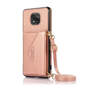 Funda abatible para tarjeta de crédito para Moto <span class=keywords><strong>G</strong></span> Play 2021, para Galaxy S21FE/S22/S23 Plus, funda trasera tipo billetera - Product Image 5