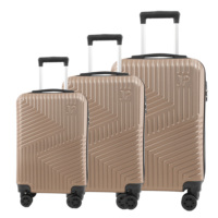 Vente en gros au détail 20 24 28 pouces valise en ABS personnalisable ensemble de bagages de voyage pour l'extérieur