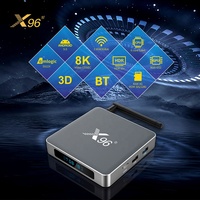 Super TV Box X96 X9 S922X 4K HD H.265 WiFi de Doble Banda con Antena, Pantalla 3D, POE IP TCP, 4GB RAM, 32GB ROM, Android 7.1.2