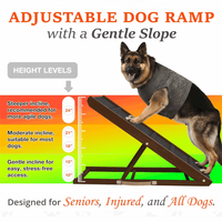 Rampe d'escalier pliable en bois massif pour animaux de compagnie, réglable et antidérapante, pour canapé-lit - Vente en gros